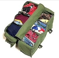 ヴィンテージ ミリタリー ダッフルバッグ サドル 軍物 キャンプ キットバッグ Amazon.co.jp: ヴィンテージ ミリタリー ダッフルバッグ サドル